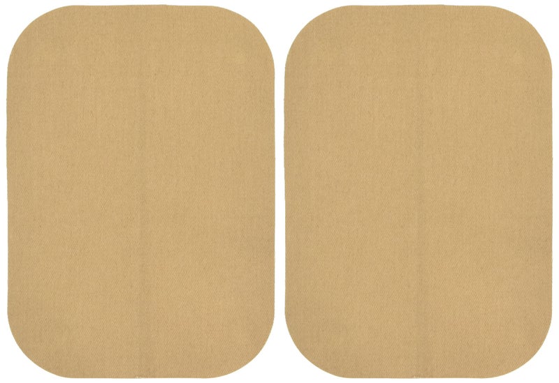 Wrights 230008091B Bondex Iron-On Patches 5"X7" 2/Pkg-Beige